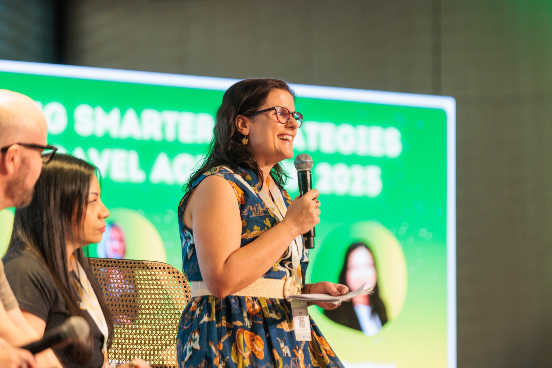 A TADA25 speaker sharing ideas with the audience